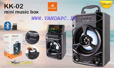 اسپیکرشارژی قابل حمل بلوتوثی برند کیسونلی مدل 02