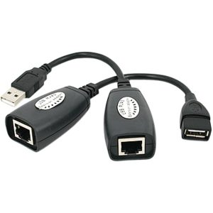 اکستندر افزایش طول USB با کابل شبکه تا 50 متر